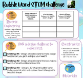 Bubble Wand Engineering STEM Challenge  (great for beginni