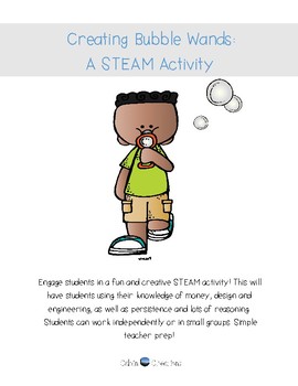 Preview of Bubble Wand STEAM Activity