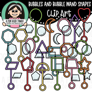 bubble wand with bubbles clip art