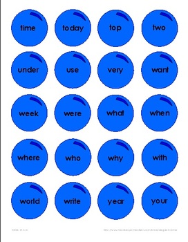 Bubblegum Sight Word Game: Sets 1-4 F&P 25, 50, 100, 200 by Megan Cramer