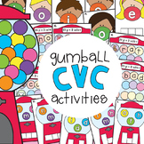 cvc Word Games - Gumball cvc Word Activities