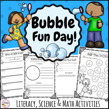 Preview of Bubble Activities Bundle