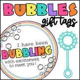 Bubbles Back to School Gift Tag | Meet the Teacher Gift