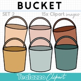 Bucket Clipart commercial use SET 2