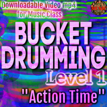 Preview of Bucket Drumming Level 1 Video for Beginners "ACTION TIME" - Sight-Reading Vid