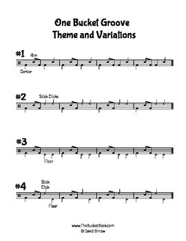 Preview of Bucket Drumming Theme and Variations