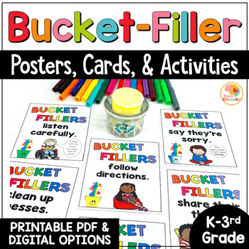 Preview of Have You Filled a Bucket Today? How Full is Your Bucket? Bucket Filler Activity