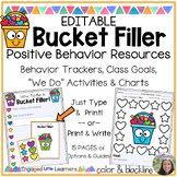 Bucket Filler Activities & Editable Trackers | Positive Be