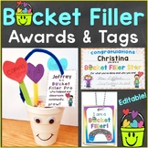 Bucket Filler Awards, Reward Tags, & Treat Tags Editable