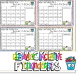 Bucket Filler Behavior Calendars