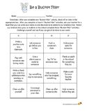 Bucket Filler Bingo