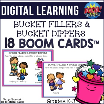 Preview of Bucket Filler | Boom Cards™ | Distance Learning