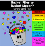 NEW!!! Bucket Filler/Bucket Dipper Behavior Sort