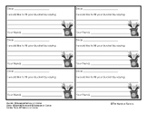 Bucket Filler Cards: Color and Black and White