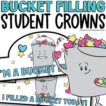 Preview of Bucket Filler Activities Bucket Filling Crown Craft Kindness Month Activities