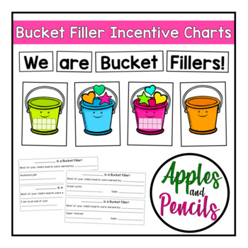 Preview of Bucket Filler Incentive Charts