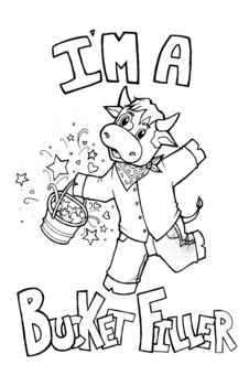 Preview of Bucket Filler coloring sheet