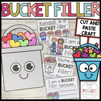 Preview of Bucket Filler craft | Bucket filler activities