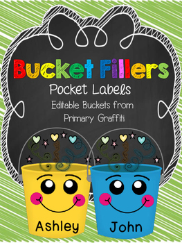 Preview of Bucket Fillers {Editable Document}