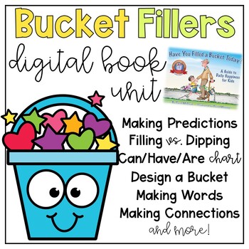 Preview of Bucket Fillers Online Resource for Google Classroom™ Slides™ Distance Learning