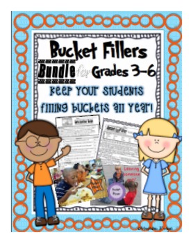 Preview of Bucket Fillers for the Upper Grades (3rd-6th)