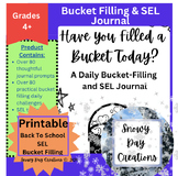 Bucket Filling Journal, SEL Journal, Bucket Filler Journal