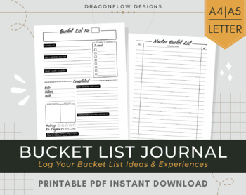 The Bucket List Journal