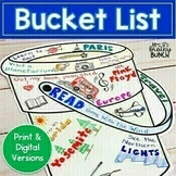 Bucket List | Print and Digital New Years Activity