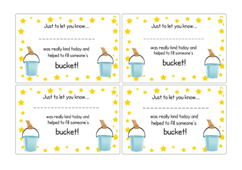 Preview of Bucket filling certificates