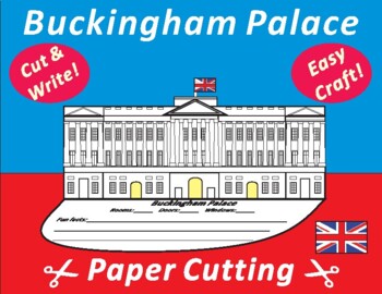 Preview of Buckingham Palace: England Paper Cutting Craft