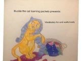 Buckle the cat learning packets vocabulary.