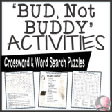 Bud Not Buddy Activities Christopher Paul Curtis Crossword