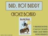 Bud, Not Buddy Choice Board Tic Tac Toe Novel Activities M