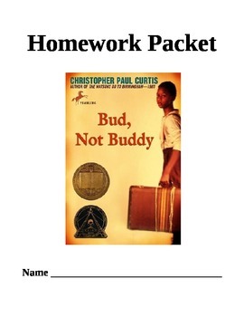 Preview of Bud, Not Buddy Common Core Comprehension Questions