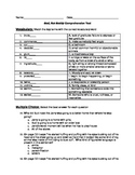 Bud, Not Buddy Comprehension test-Chapters 1-3