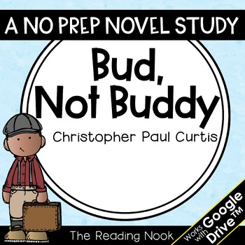 Preview of Bud, Not Buddy Novel Study | Distance Learning | Google Classroom™