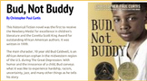 Bud Not Buddy Novel Study