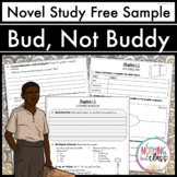 Bud, Not Buddy Novel Study FREE Sample | Worksheets and Ac