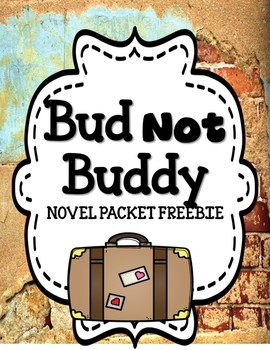 Preview of Bud Not Buddy - Novel Study Freebie