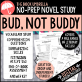 Bud Not Buddy Novel Study { Print & Digital }