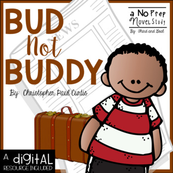 Preview of Bud, Not Buddy Novel Unit and DIGITAL Resource