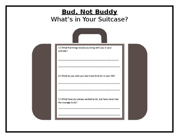 Preview of Bud, Not Buddy Suitcase