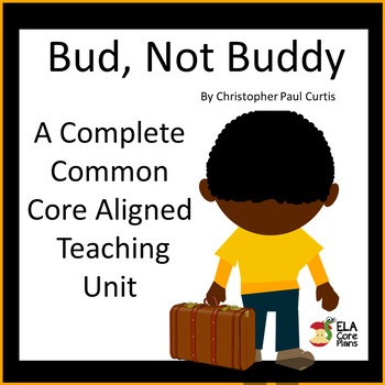 Preview of Bud, Not Buddy Novel Unit  Activities, Tests ~ Printable, Google, TpT Easel