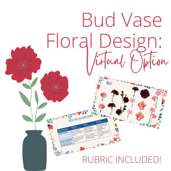 Preview of Bud Vase Floral Design: Virtual Option