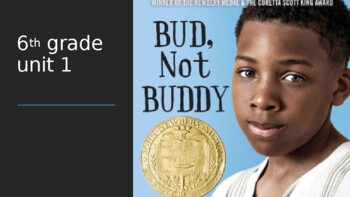 Preview of Bud not Buddy 6th Grade UNIT