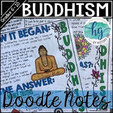 Buddhism Doodle Notes and Digital Guided Notes