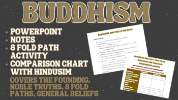 Preview of Buddhism Notes and Activities