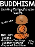 Buddhism Reading Comprehension Worksheet Bundle Buddhist Buddha