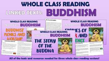 Preview of Buddhism - Whole Class Reading Bundle!