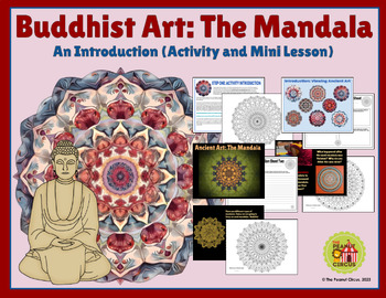 Preview of Buddhist Art: An Introduction to the Mandala -Activity & Lesson